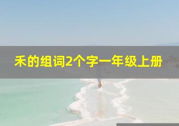 禾的组词2个字一年级上册