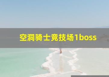 空洞骑士竞技场1boss