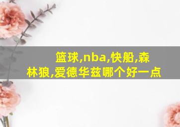 篮球,nba,快船,森林狼,爱德华兹哪个好一点