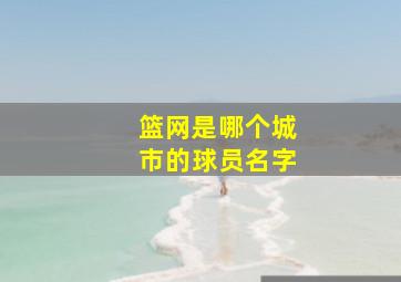 篮网是哪个城市的球员名字