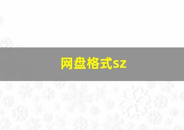 网盘格式sz