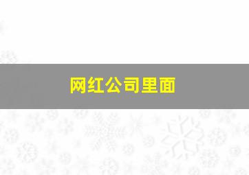 网红公司里面