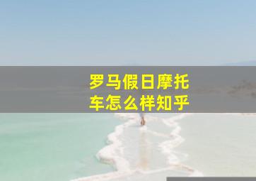 罗马假日摩托车怎么样知乎