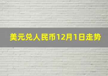 美元兑人民币12月1日走势