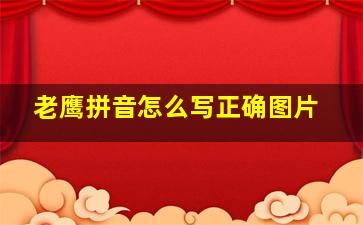 老鹰拼音怎么写正确图片