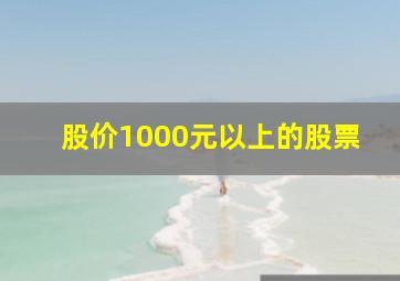 股价1000元以上的股票