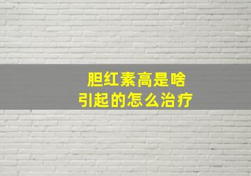 胆红素高是啥引起的怎么治疗