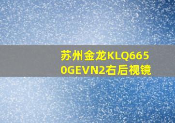 苏州金龙KLQ6650GEVN2右后视镜