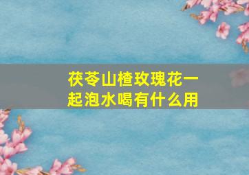 茯苓山楂玫瑰花一起泡水喝有什么用