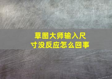 草图大师输入尺寸没反应怎么回事