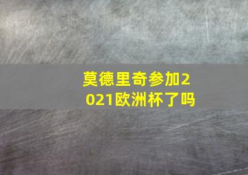 莫德里奇参加2021欧洲杯了吗