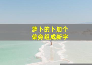 萝卜的卜加个偏旁组成新字