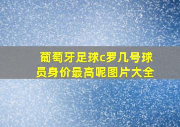 葡萄牙足球c罗几号球员身价最高呢图片大全