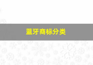 蓝牙商标分类