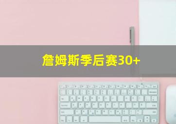 詹姆斯季后赛30+