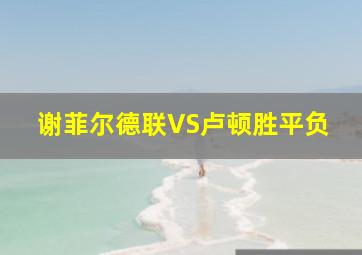 谢菲尔德联VS卢顿胜平负