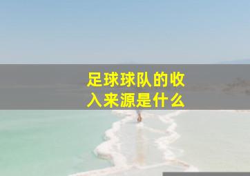 足球球队的收入来源是什么