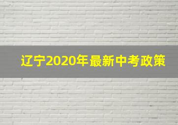 辽宁2020年最新中考政策