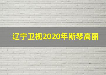 辽宁卫视2020年斯琴高丽