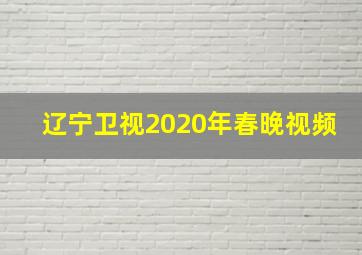 辽宁卫视2020年春晚视频