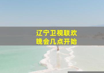 辽宁卫视联欢晚会几点开始