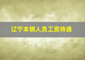 辽宁本钢人员工资待遇