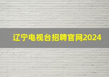 辽宁电视台招聘官网2024