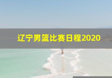 辽宁男篮比赛日程2020