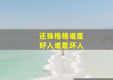 还珠格格谁是好人谁是坏人