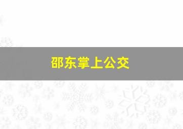 邵东掌上公交