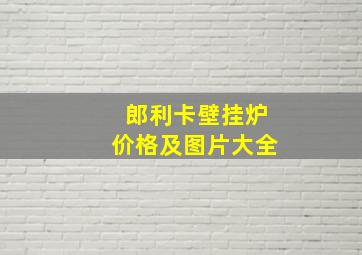 郎利卡壁挂炉价格及图片大全