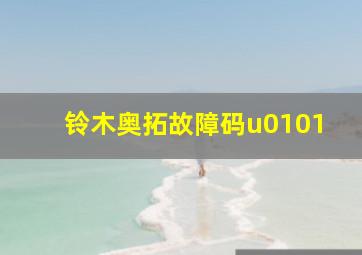 铃木奥拓故障码u0101