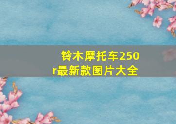 铃木摩托车250r最新款图片大全