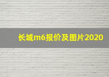 长城m6报价及图片2020