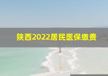 陕西2022居民医保缴费