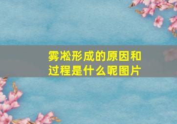 雾凇形成的原因和过程是什么呢图片