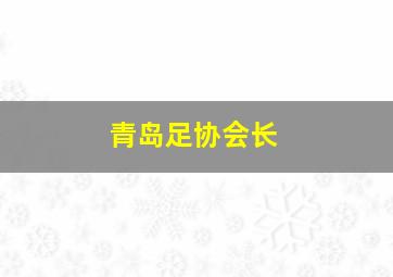 青岛足协会长