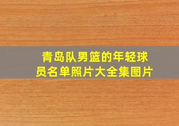 青岛队男篮的年轻球员名单照片大全集图片