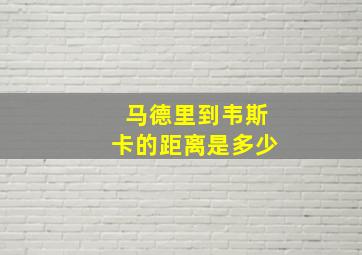 马德里到韦斯卡的距离是多少