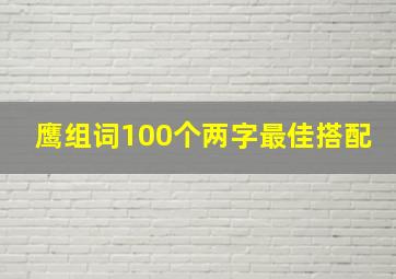 鹰组词100个两字最佳搭配