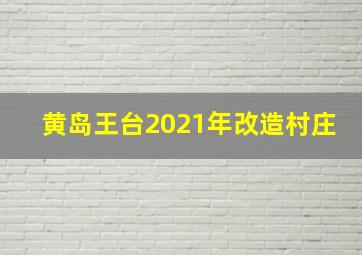 黄岛王台2021年改造村庄