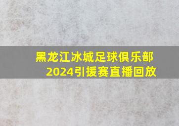 黑龙江冰城足球俱乐部2024引援赛直播回放