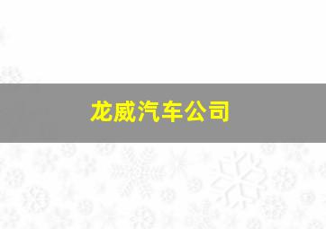 龙威汽车公司