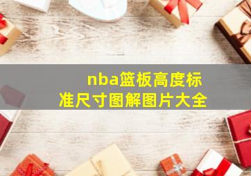 nba篮板高度标准尺寸图解图片大全